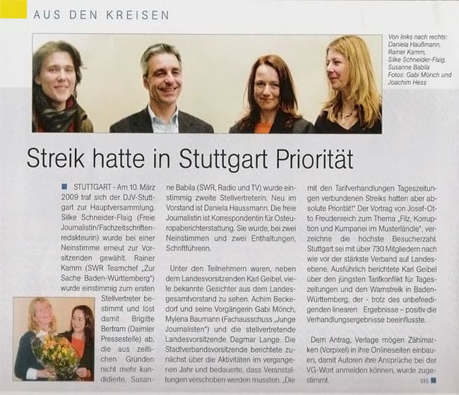 Zur Wahldes aktuellen DJV Vorstandes am 16-3-2009 Zur Wahl des aktuellen DJV Vorstandes am 16-3-2009